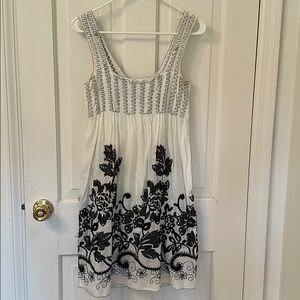 Black and white sundress